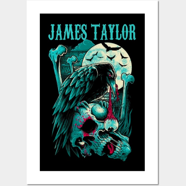 JAMES TAYLOR BAND MERCHANDISE Wall Art by jn.anime
